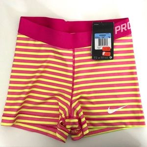 NWT Nike Pro 3” shorts - size M
